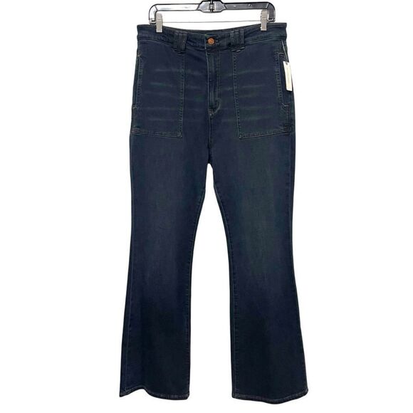 NWT Anthropologie PILCRO The Icon Flare Jeans 32 - Picture 2 of 11